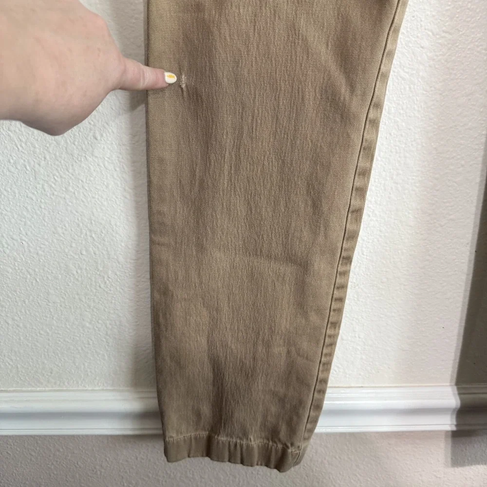 J.Crew 484 Slim-Fit Chino Pants Mens 33X32 Tan Brown‎ Stretch Classic Straight